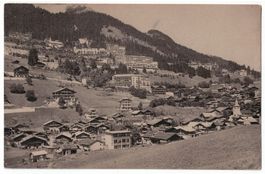 Leysin, vue générale, circulée 1921