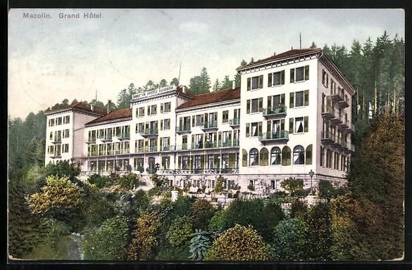 Cartes postales: AK Macolin, Grand Hotel, 1908 – D'occasion à Berlin par bartko-reher