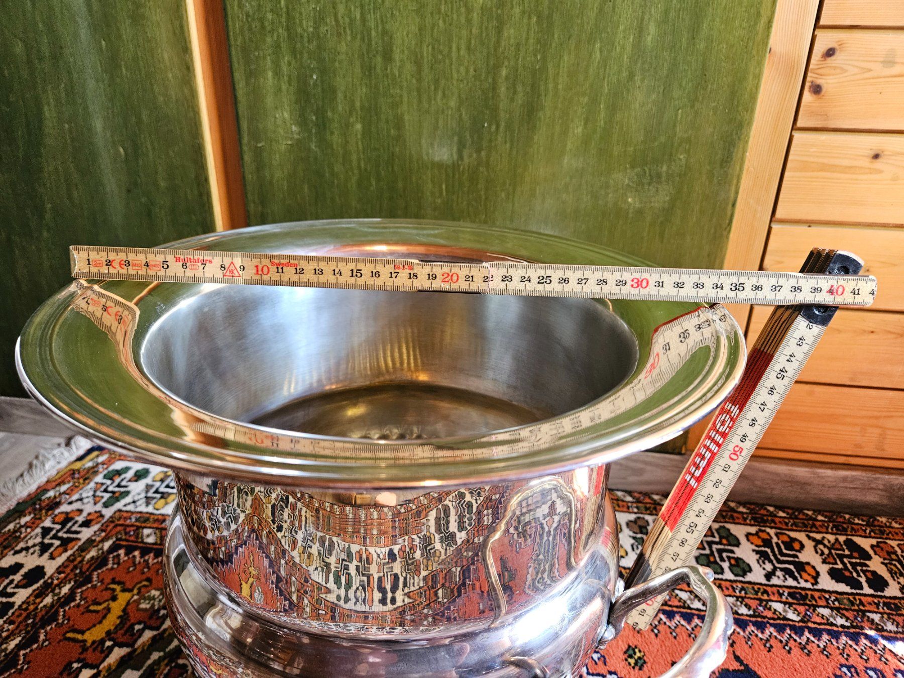 Sonstiges: Champagnerkühler Groß  Versilbert – Gebraucht aus Bözberg von L-G 6
