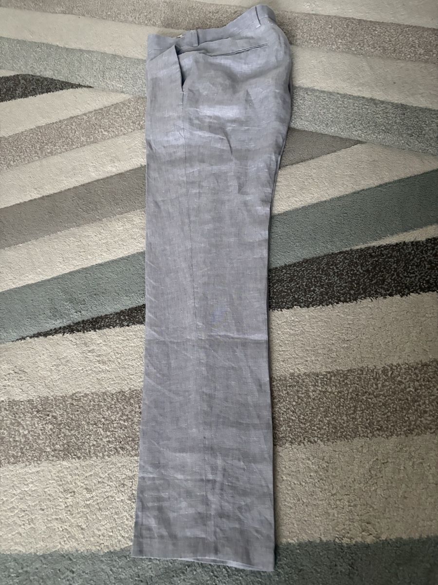 Comptoir des Cotonniers Pantaloni: 100% Linen Hose Comptoir Grösse 42 Blau – Nuovo (secondo la descrizione) da Zürich venduto da agn_zw5s