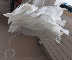 Weisse Papier Deckenlampe