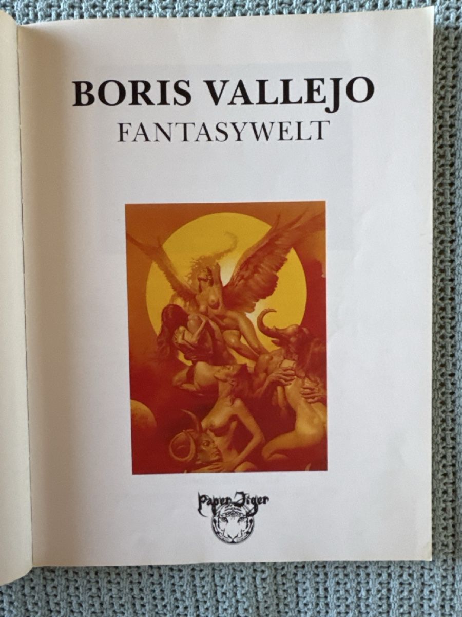 Fumetti: Boris Vallejo, Fantasy Welt   – Usato da Eschenz venduto da Belladog 2