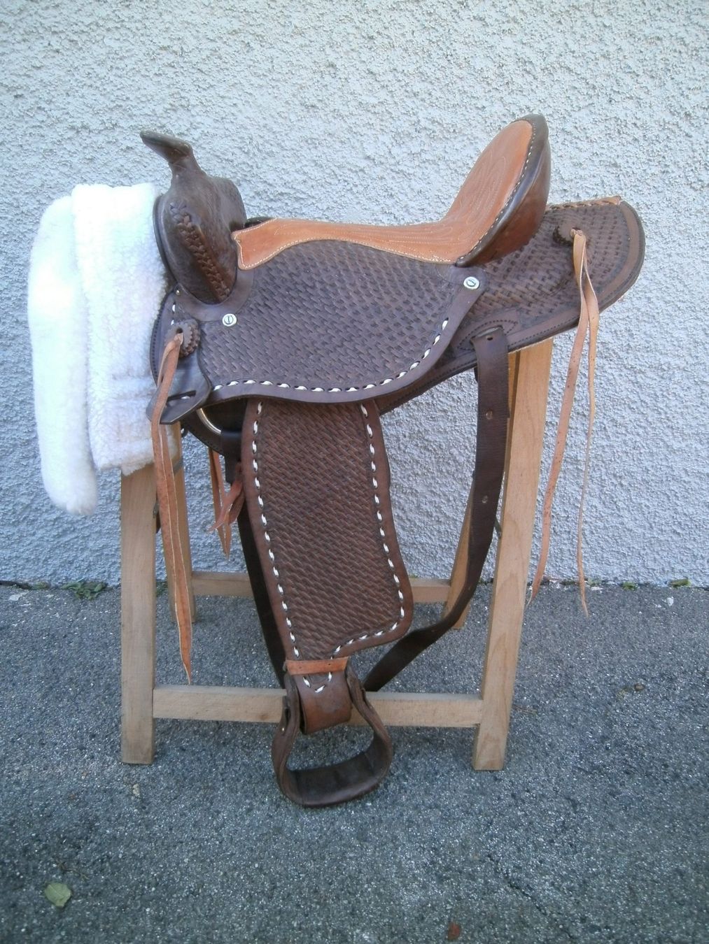 Selles, accessoires: Selle de type Western – D'occasion à Moutier par Mouschka 1