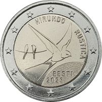 Estonia - 2 Euro (Barn Swallow) 2023 UNC