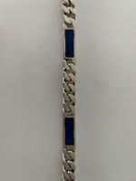 Silber-Armband Lapislazuli