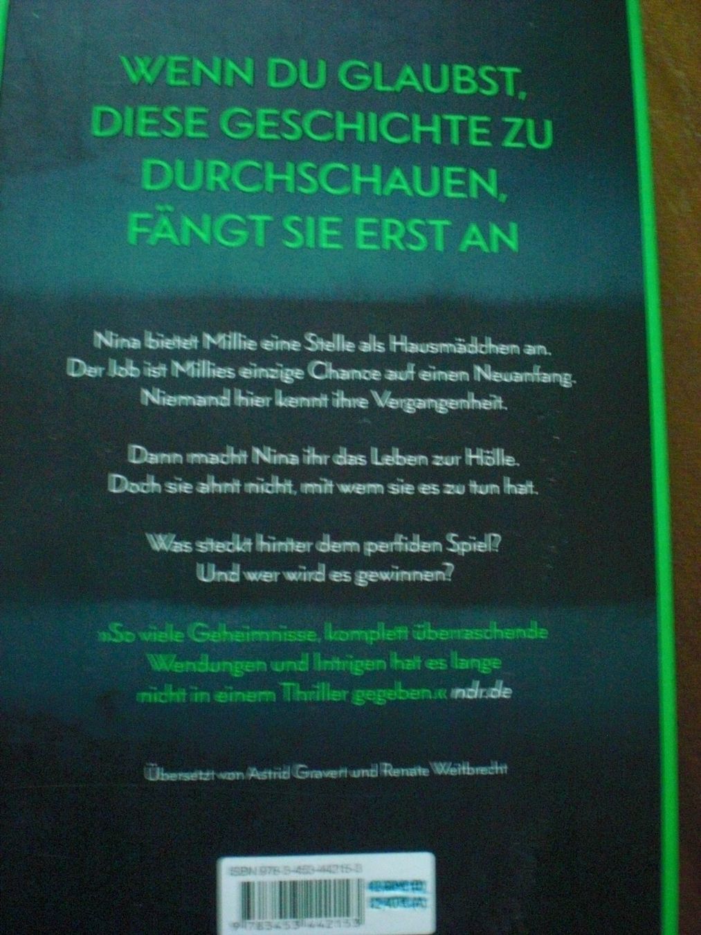 Libri: Freida McFadden - Wenn sie Wüsste – Nuovo (secondo la descrizione) da Adliswil venduto da jauense 1