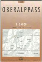 Landkarte Oberalppass 1999