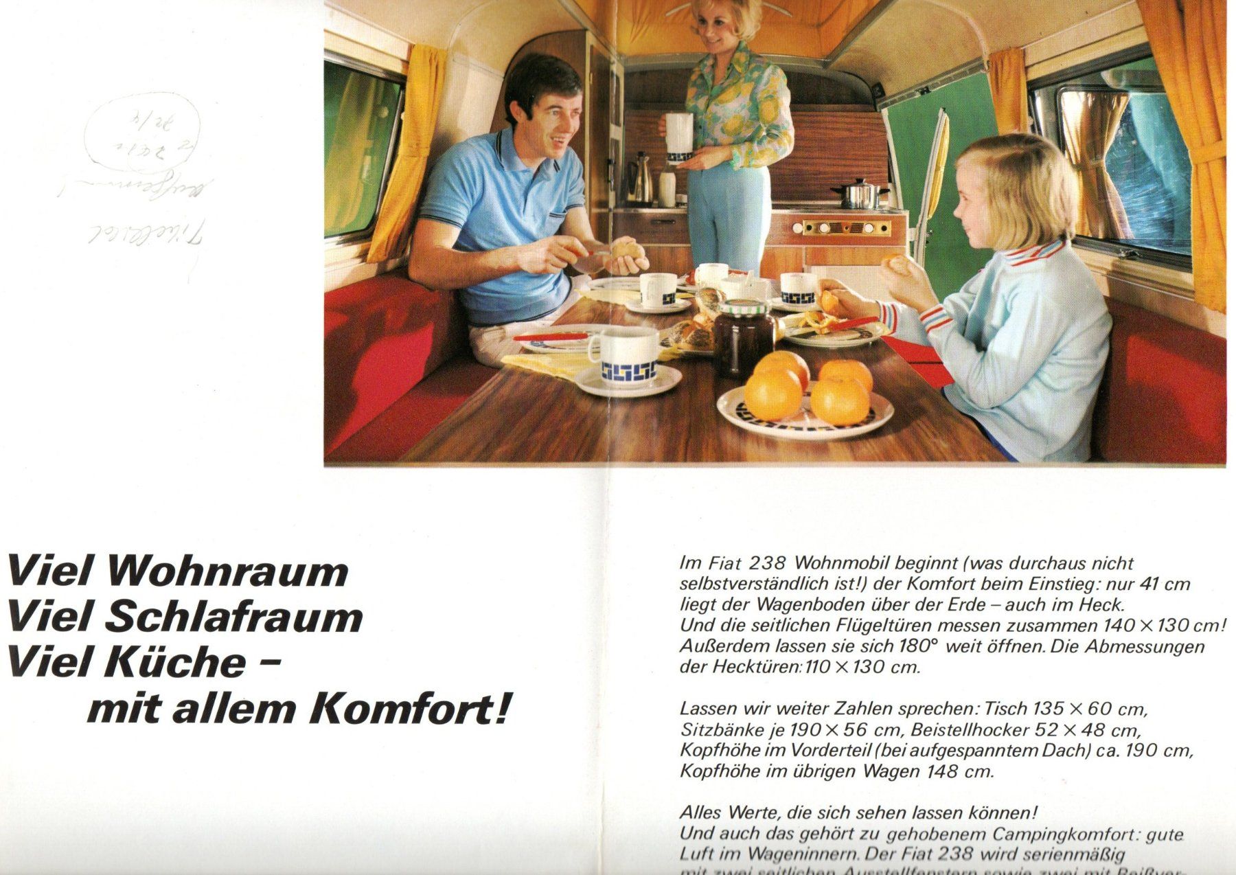 Fiat Camping Fahrzeuge: Fiat 238 als Wohnmobil - Original Prospekt – Neu (gemäss Beschreibung) aus Malans GR von Chueche427 2