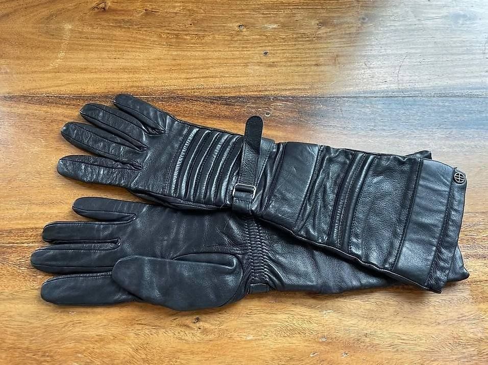 cashmere handschuhe damen C. Gloves | Damen Handschuhe aus Veloursleder in Sand