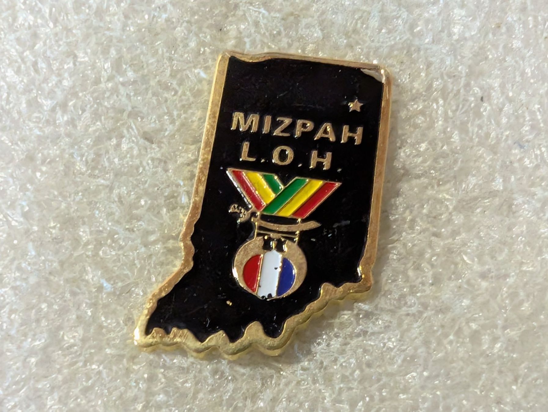 Placchette & Badge: Ansteckpin 172: Mizpan – Usato da Oppligen venduto da Pin-Fall-Shop