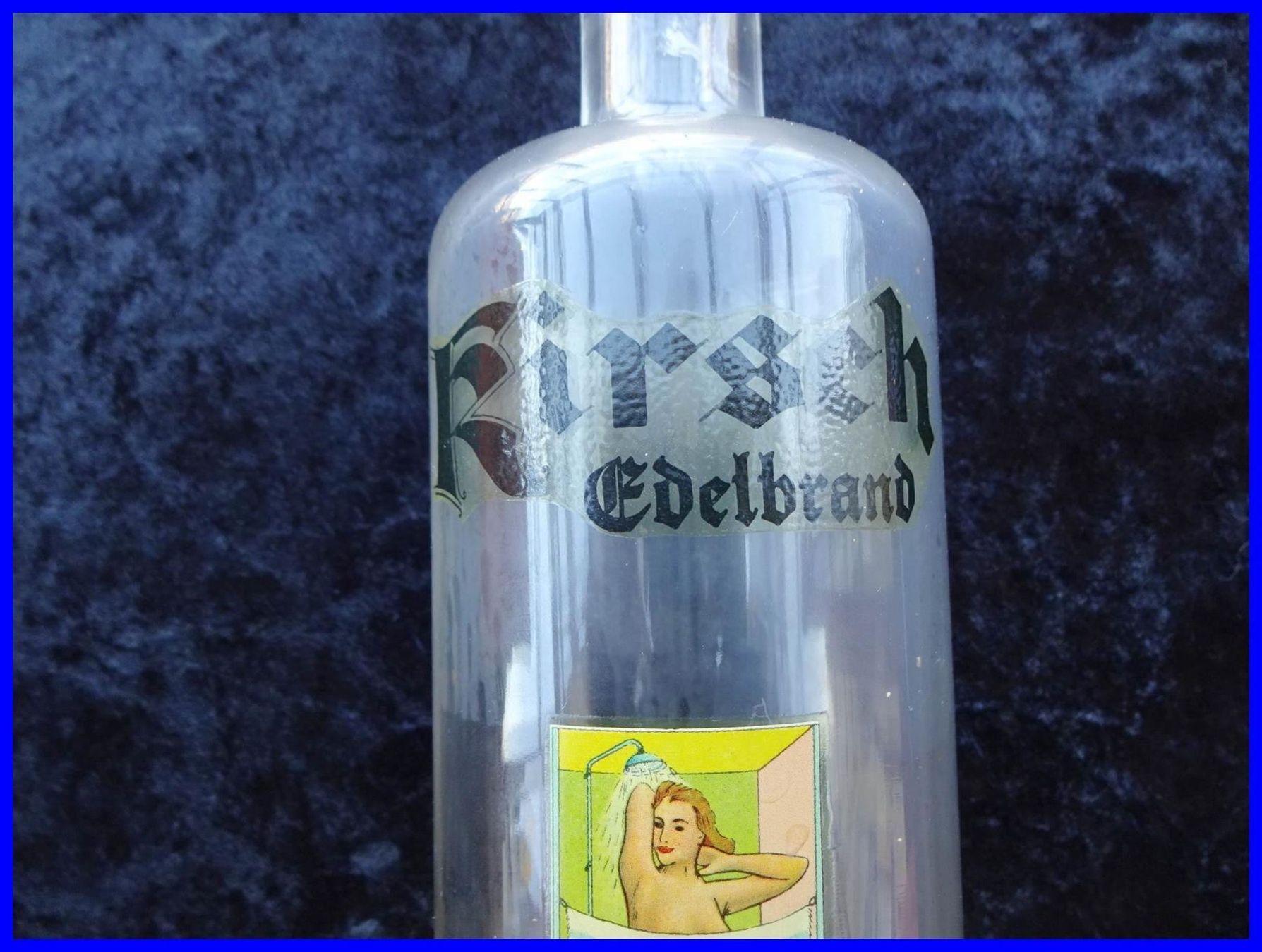 Bottiglie: wunderschöne alte GLASFLASCHE - "Kirsch Edelbrand" – Usato da Worblaufen venduto da Re_mo81 4