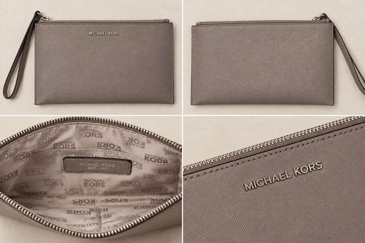 Pochette Michael Kors color tortora – Pari al nuovo (Neu (gemäss ...