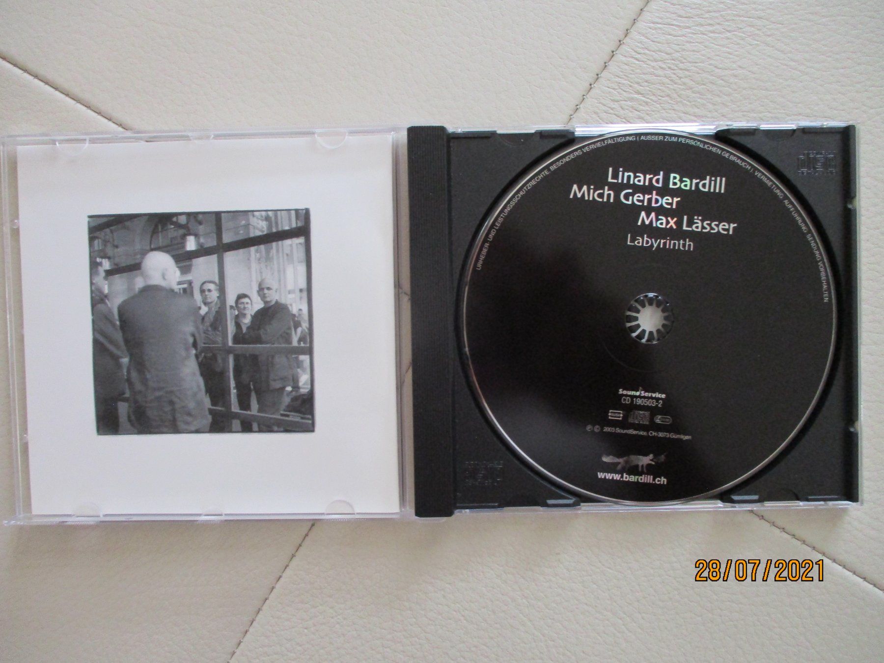 CD: Linard Bardill, Mich Gerber & Max Lässer -  Labyrinth – Usato da Liestal venduto da Disc-Point 1