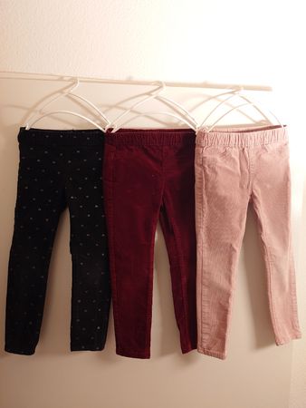 3 Mädchen Cord Hosen, Grösse 104