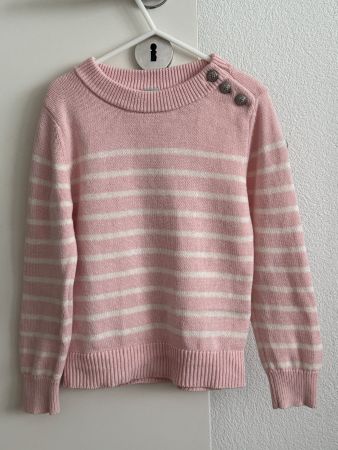 Petit Bateau Pullover aus Wolle und Baumwolle Gr. 6ans/116cm