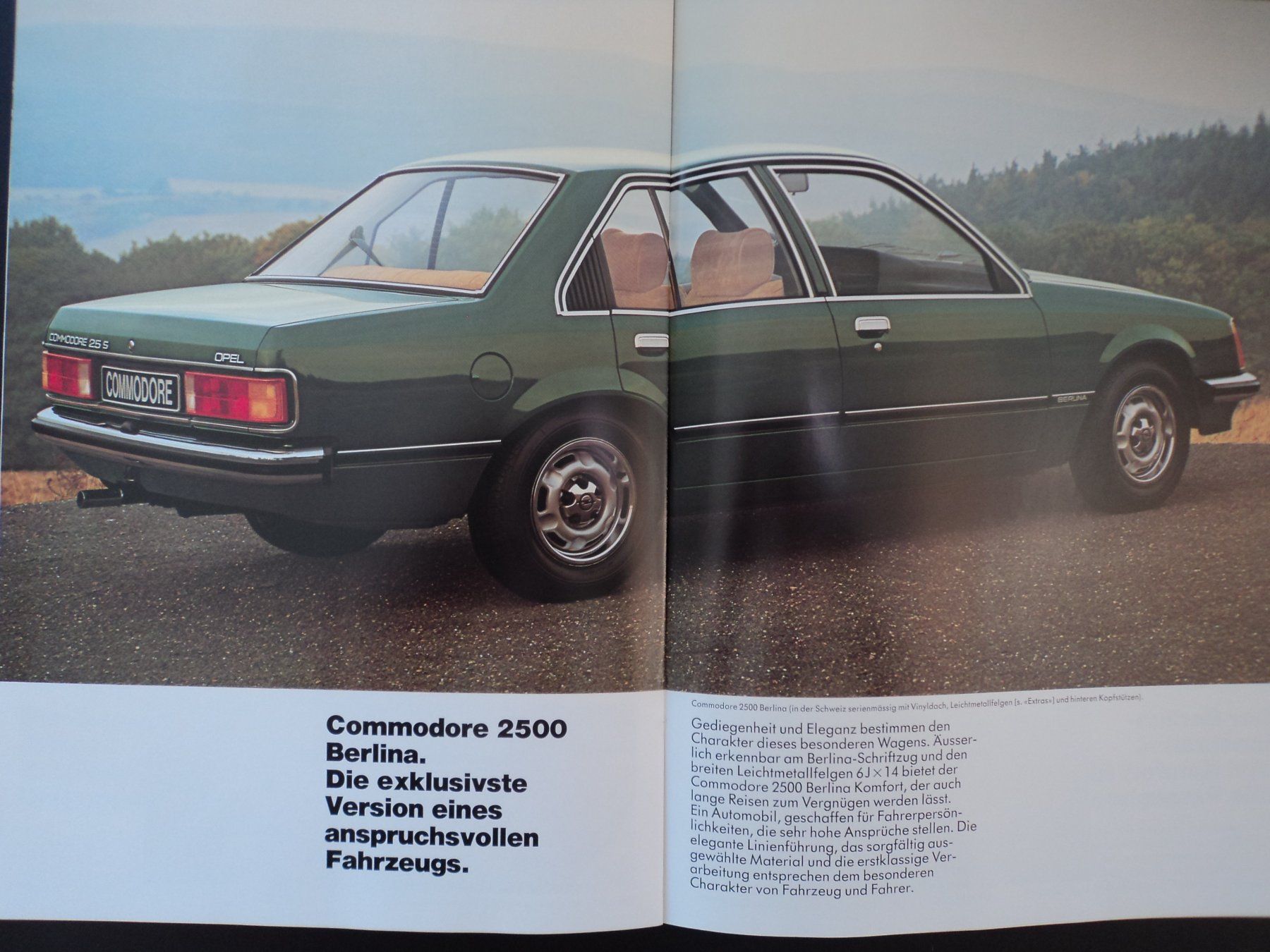 Opel Documenti: Prospekt Opel Commodore 1979 – Usato da Schwarzenburg venduto da modelCARama