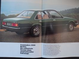Prospekt Opel Commodore 1979
