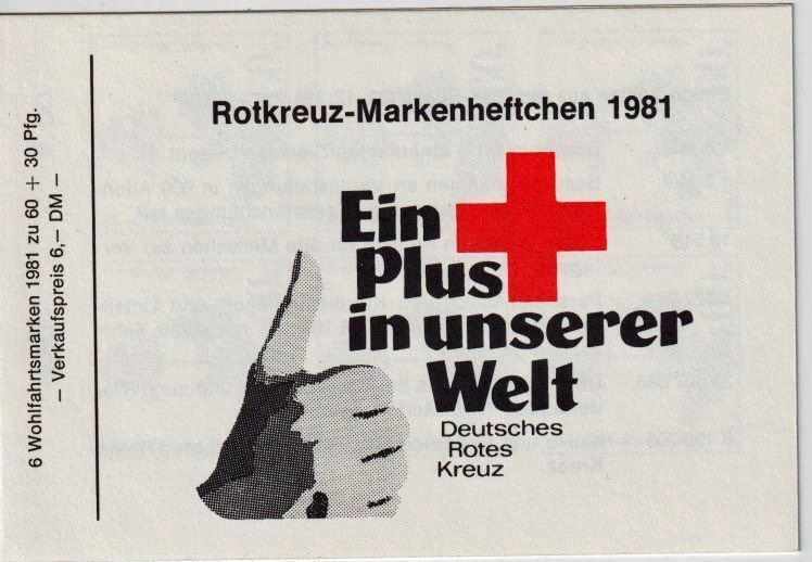 Tous les timbres: BRD, Rotes Kreuz MH 1981 – Neuf (Voir description) à Langenthal par 1195 1