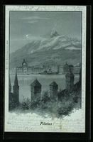 Luzern, Pilatus, Berg mit Gesicht / Berg