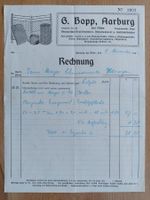 Antike Rechnung Briefkopf G. Bopp Aarburg 1923
