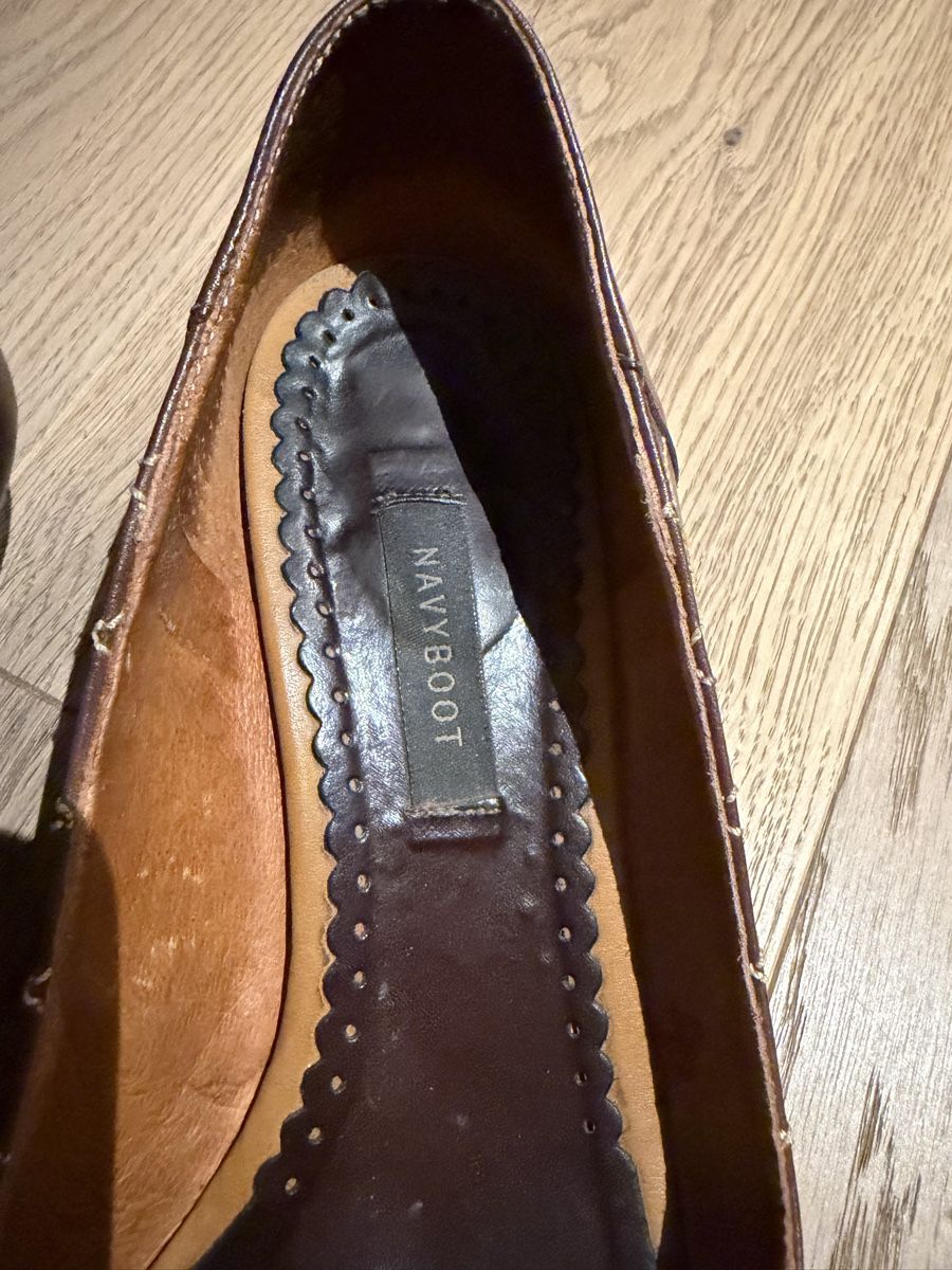Navyboot Chaussures femmes: NAVYBOOT Pumps Leder braun Grösse 38 – D'occasion à Küsnacht ZH par ToddyGinger 2