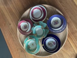 Porzellan Kaffeetassen Service