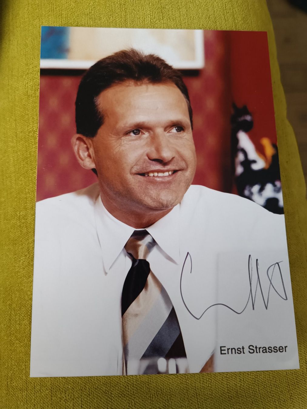 Autogramme: Ernst Strasser – Gebraucht aus Menziken von Artographs