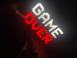 Lampe LightBox LED Game Over