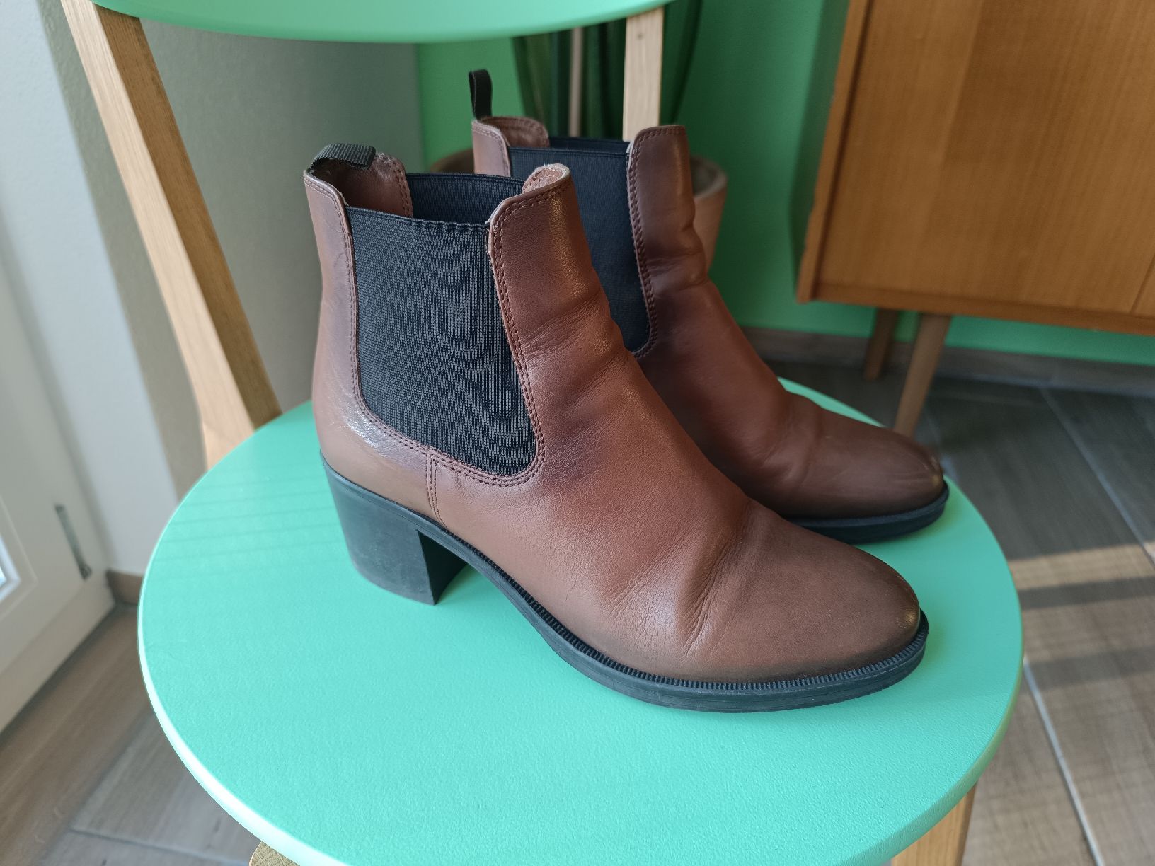 Ochsner Shoes Damenschuhe: Chelsea Boots braun – Gebraucht aus Wolfwil von SecondOwner