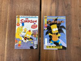Die Simpsons Comics Nr. 1 und 2 französisch guter Zustand