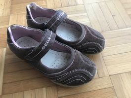 Ballerina Leder von GEOX Grösse 31 braun