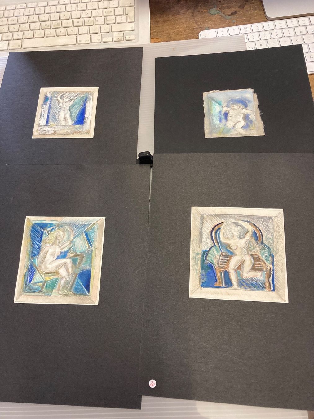 Dipinti: (50) BUGNON Liselotte 4 Aquarelle – Usato da Bern venduto da Jwpm66
