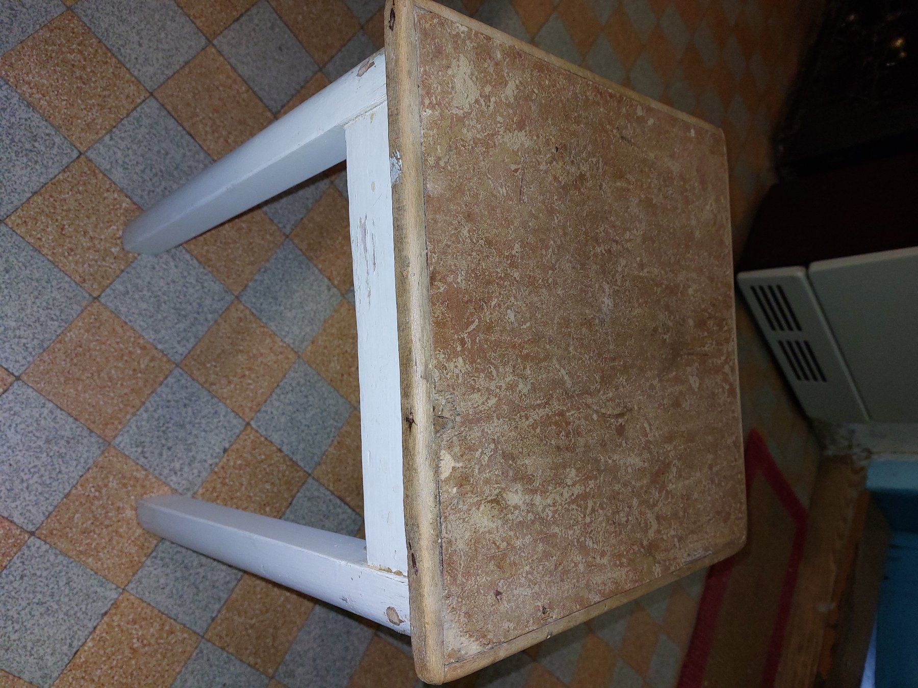 Sgabelli: Vinitage Holz Tabourettli (Holzhocker) – Usato da Kloten venduto da Romy45 3