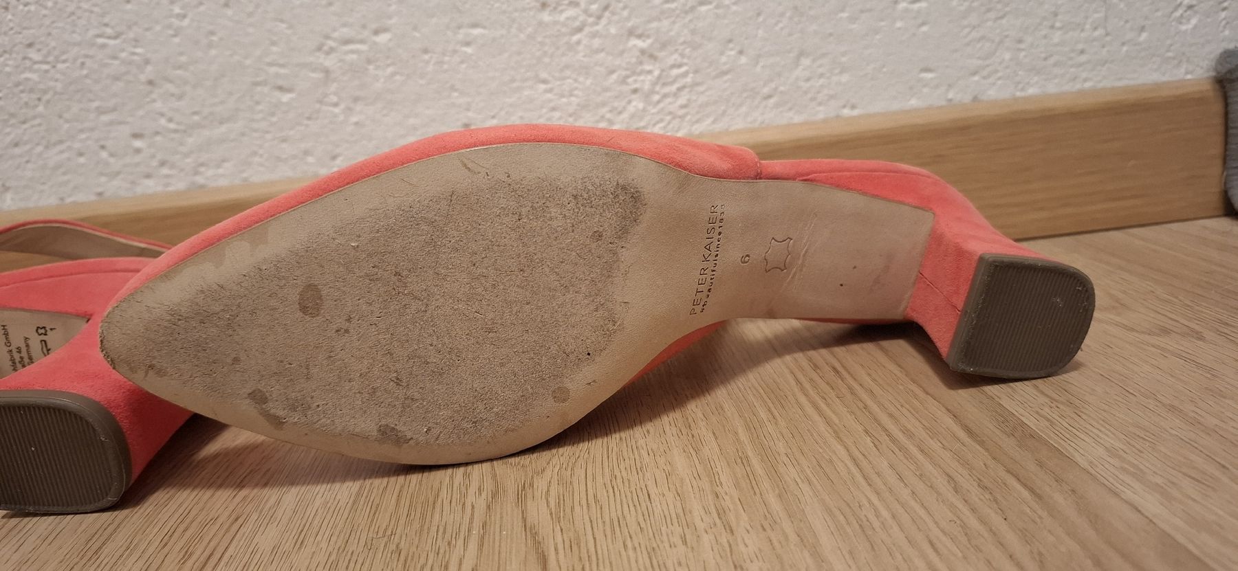Kaiser Scarpe da donna: Peter Kaiser Pumps, Gr. 6, Wildleder, Koralle – Usato da Dietikon venduto da Miakitty 6