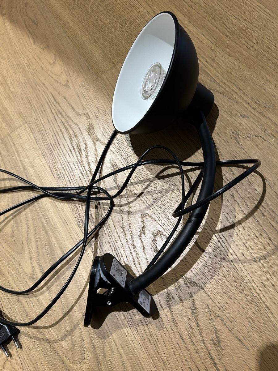 Ikea Lampen: Clip Lamp black adjustable flexible gooseneck good condition – Gebraucht aus Zürich von mar_d7zz