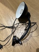 Clip Lamp black adjustable flexible gooseneck good condition
