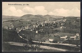 Schwellbrunn, Ortsansicht mit Umgebung