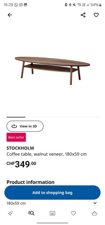 Table basse ikea | Kaufen auf Ricardo