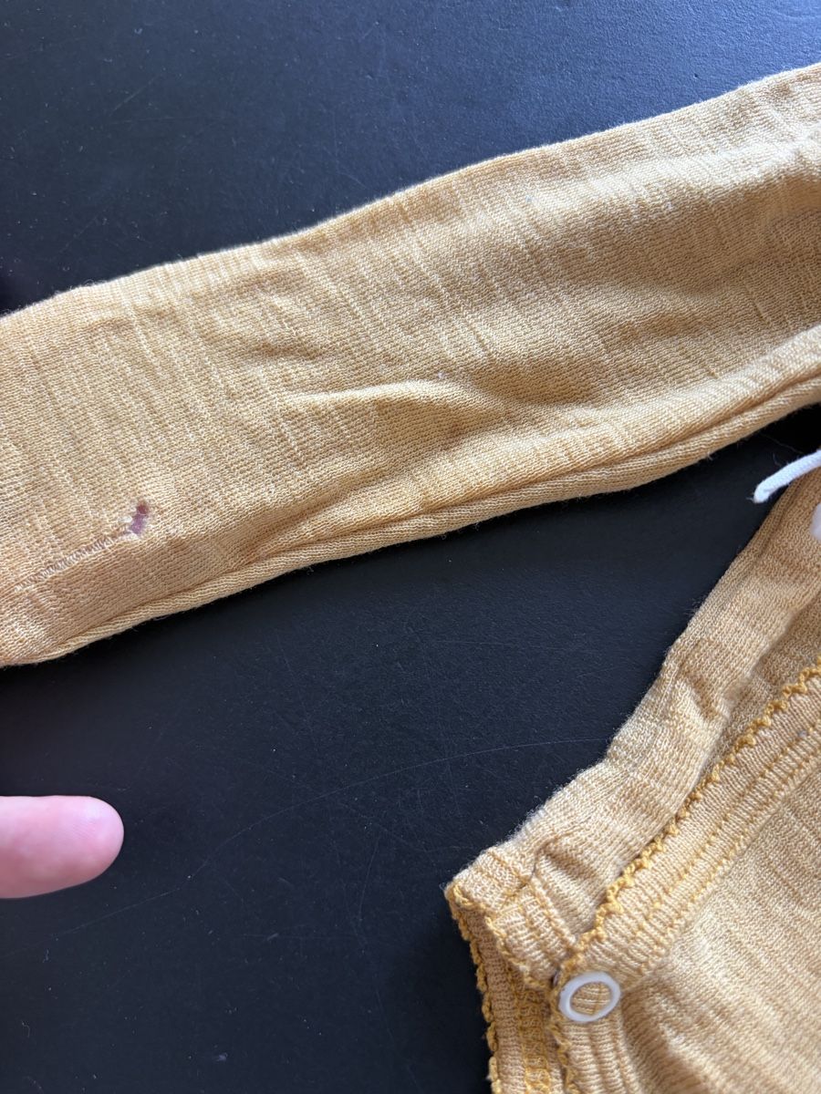 Camicie, Top & T-shirt: gelbes Merinowolle Body – Usato da Zürich venduto da schmickels 2