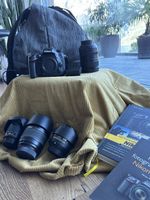Nikon D7100 Set mit 4 Objektiven Zubehör und Büchern