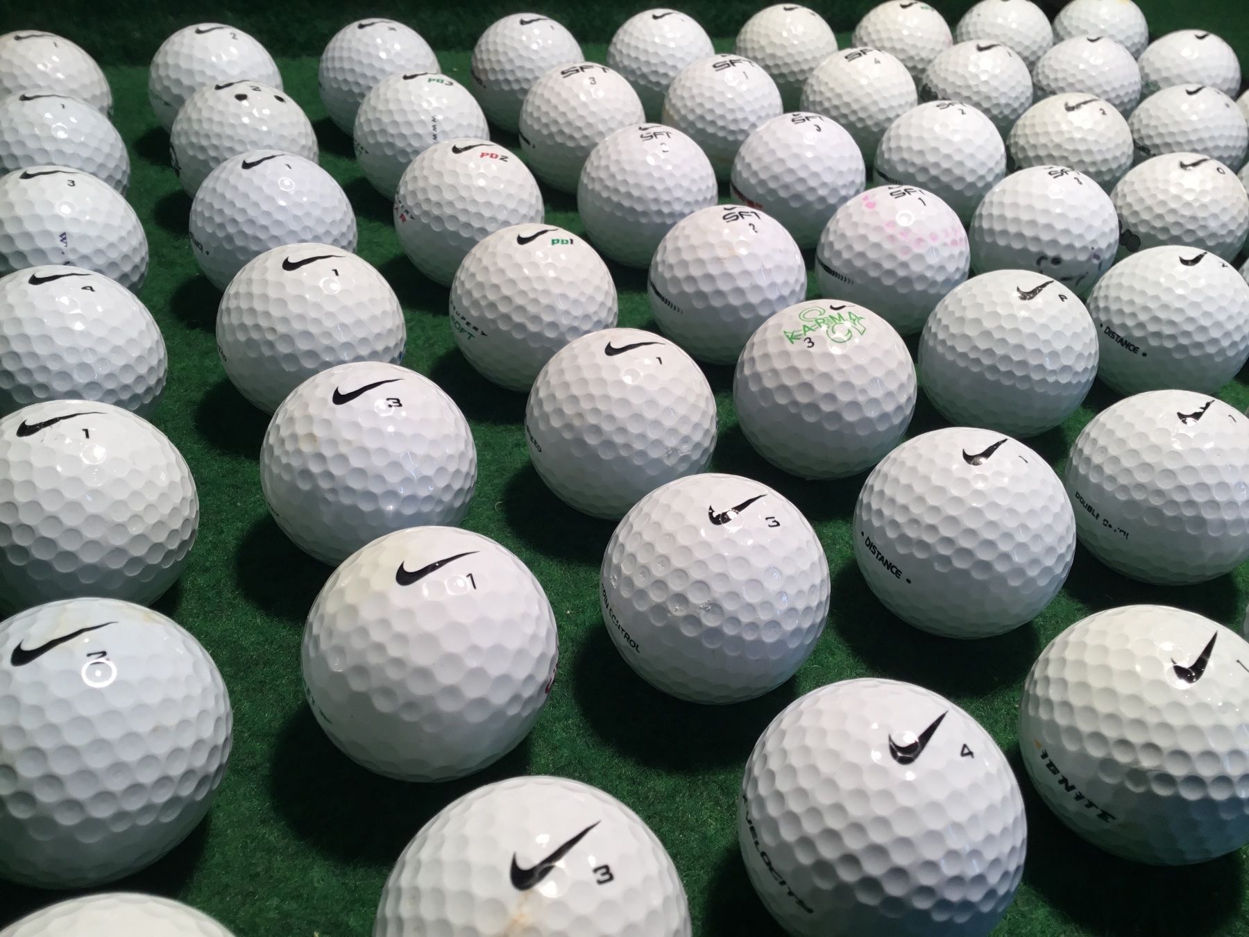 Nike Palloni: 60 Golfbälle Nike Modellmix (schön) – Usato da Bergdietikon venduto da shimano4 8