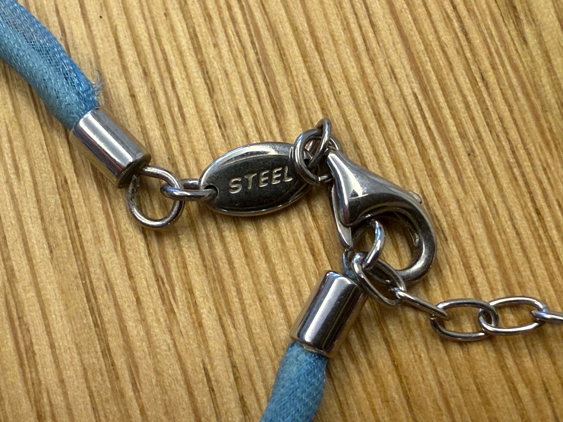 Fossil Catenine: FOSSIL Steel & Cord Necklace – Usato da Contone venduto da Chaos76 4