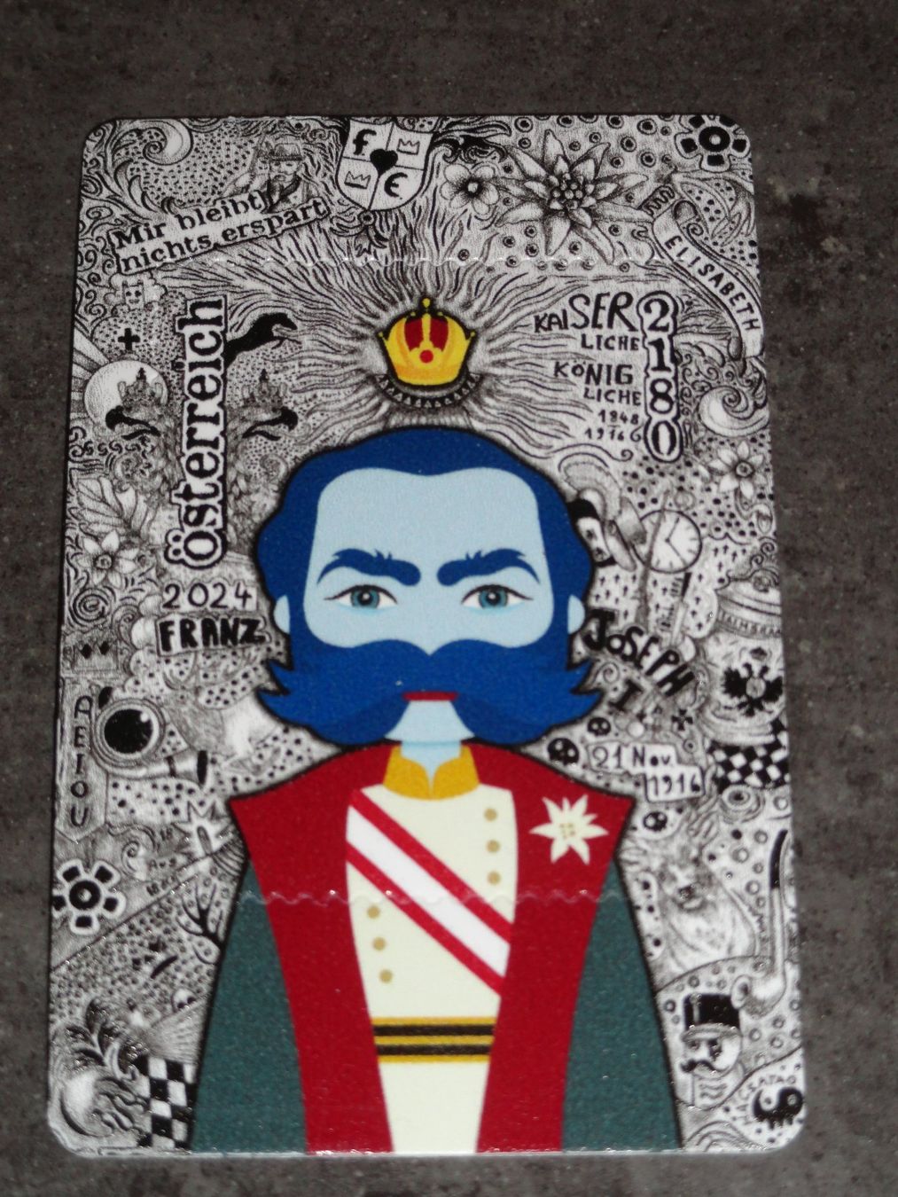 HACKATAO Crypto Stamp Art Österreich: KAISER FRANZ IN BLAU (Neu (gemäss  Beschreibung)) in Dagmersellen für CHF 50 – mit Lieferung auf Ricardo kaufen