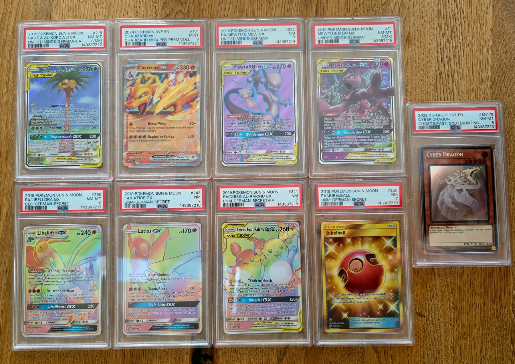 Pokémon Carte collezionabili: Pokemon PSA Sammlung 19 Slabs - Gengar Eevee Charizard Mewtu – Usato da Solothurn venduto da shiinnee 1