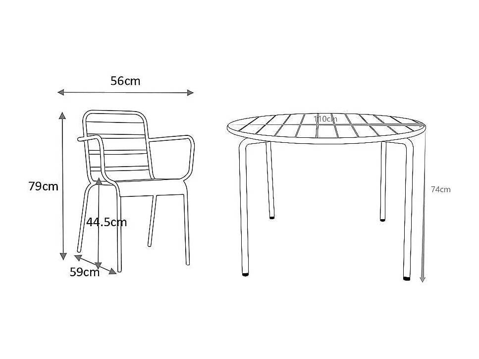Tischset: TABLE RONDE DE JARDIN – Gebraucht aus Les Avanchets von jeanlapin 1