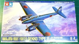 NAKAJIMA NIGHT FIGTHER  GEKKO  TYPE 11,  Tamiya 1:48