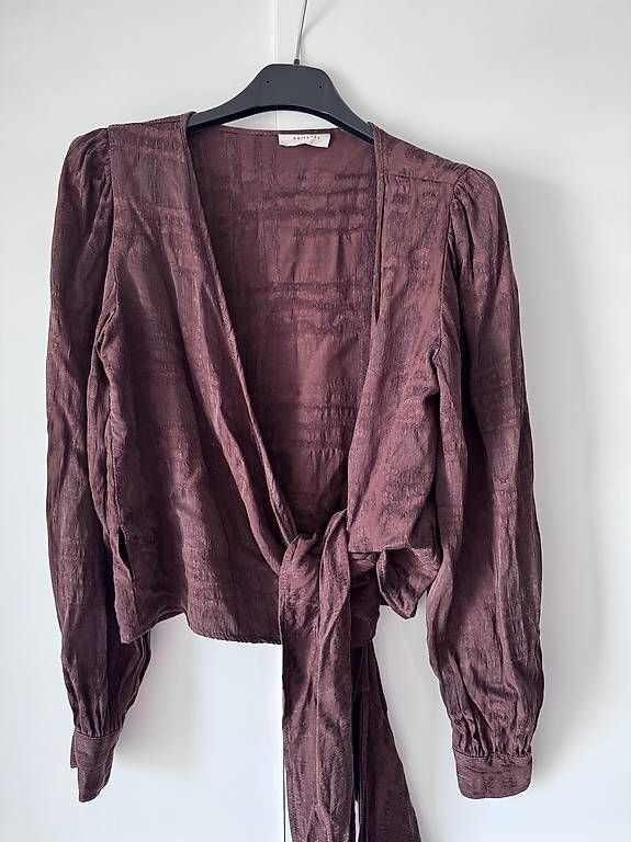 Camicette: dariadéh Nada Wrap Bluse Rum Raisin XS – Usato da Zürich venduto da mar_lwx5 1