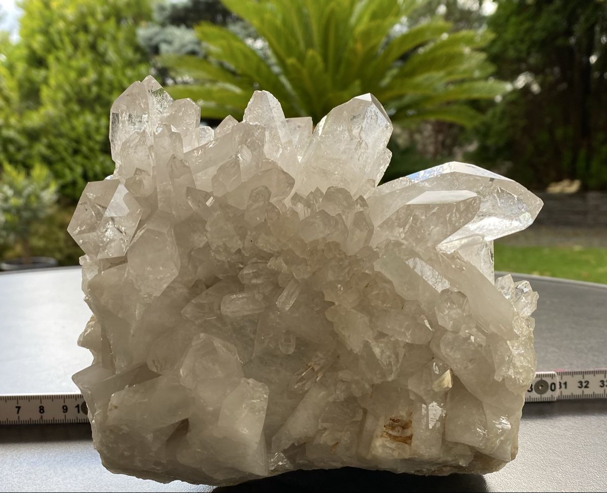 Mineralien & Heilsteine: Grosse Bergkristall Stufe Schweiz  – Gebraucht aus Selzach von 321compac 9