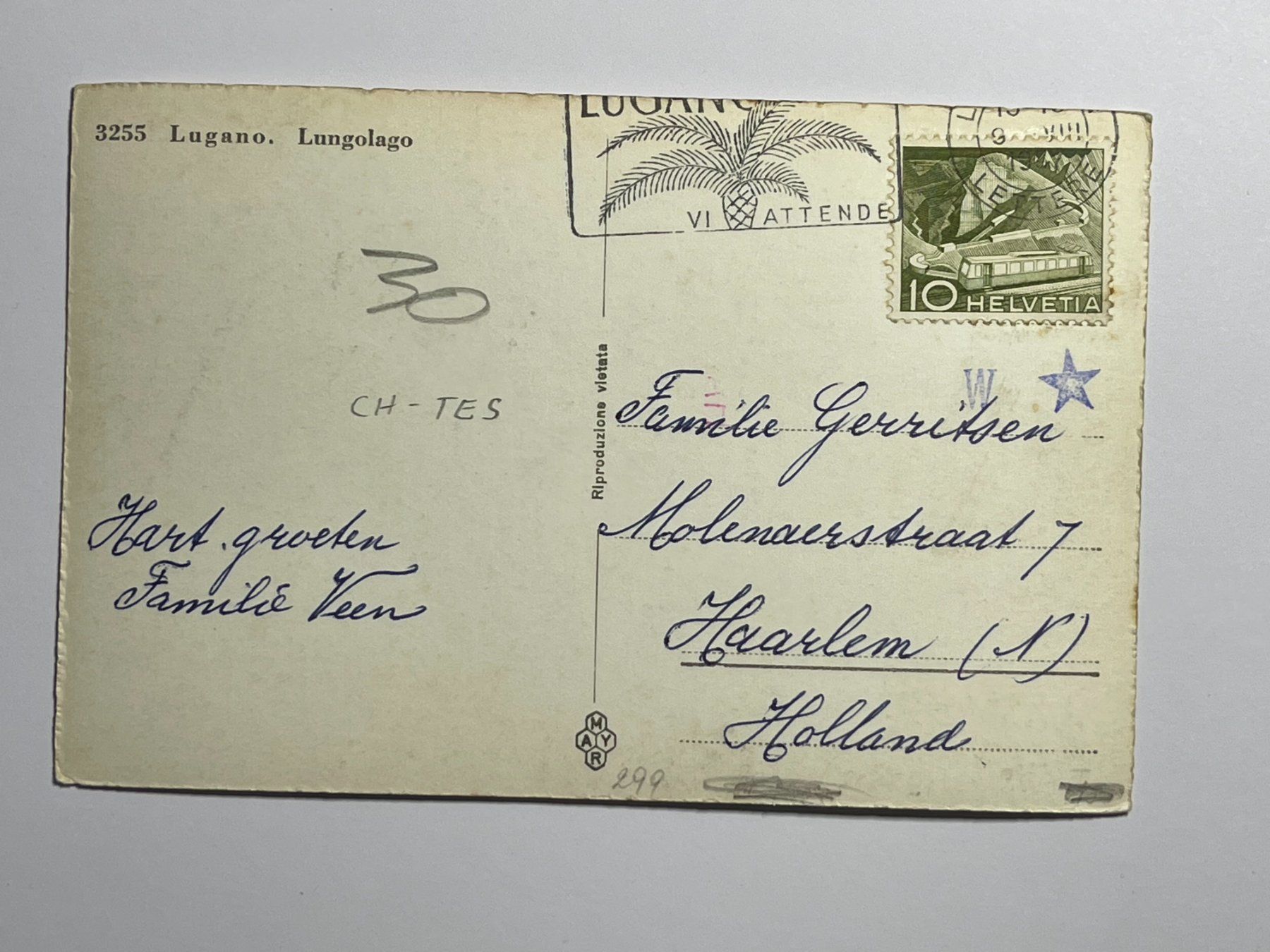 Cartoline postali: Lugano, Lungolago – Usato da Steg VS venduto da danwer74 1