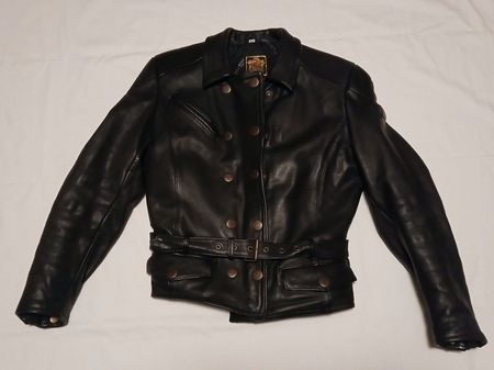 Leder-Motorradjacke Damen